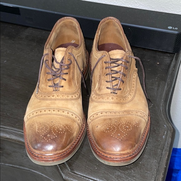 Allen Edmonds Tan and Brown Oxford Brogues
